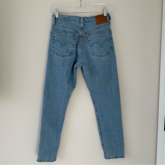 Women’s Levi's 501 Skinny Jeans Blue High Rise Denim Pants High Waisted Size 27 - Picture 8 of 16